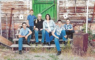 Dr. Jeremy White with his family