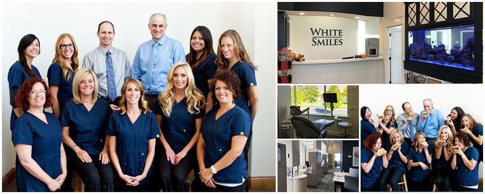 Our dental practice reception area